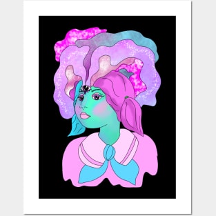 third eye girl Posters and Art